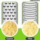 2 x Urbanstrive Zester Grater with Handle, Lemon Zester Cheese Grater for Kitchen Stainless Steel, Graters for Parmesan Cheese Garlic Nutmeg Chocolate Fruits Vegetables Ginger, Fine, Yellow