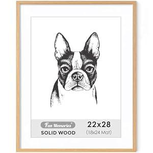 Fun Memories 22x28 Wood Frame