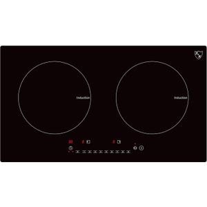K&H Dual Induction Cooktop - 24 Inch Portable Electric Stove Top with 9 Heating Levels - 220V, 3100W Built-in Ceramic Glass Portable Induction Cooktop - Touch Control, Timer & Child Lock, INDH-3102Hx