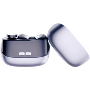 2-in-1 Electric Nail Clipper with File, NailTrimmer with LED Light,Nail Polisher,Nail Scraps Storage,USB Rechargeable,Safe File for Kids & Adults(Gray)