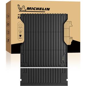 MICHELIN Truck Bed Mat & Tailgate Protector for 2024 2025 2026 Toyota Tacoma - 5 FT / 60.3" Short Bed, 2PCS, All-Weather Truck Bed Liner & Tailgate Mat, Custom Fit, Durable TPE, Bedliner, Non-Slip