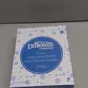 Dr. Brown's Milestones Narrow Sippy Straw Bottle, Spill-Proof with 100% Silicone Handles and Weighted Straw, 8 oz/250 mL, Gray & Green, 6m+