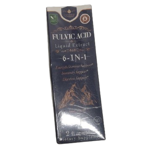 Fulvic Acid Extract Drops, Fulvic Humic Mineral Blend Liquid Supplement for Energy & Stamina Support, Clean Nourish Tincture w/Tribulus Tongkat Ali Support Immunity & Digestion. 2oz  Exp 1/2028