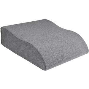 Leg Elevation Pillows, Wedge Pillow for After Surgery Or Rest, Adjustable Memory Foam Leg Support for Back, Knee, Hip, Ankles Pain Relief, Knee Pillow for Sleeping, Blood Circulation (S Shape Double Leg Pillow 24x22x6.8 IN)