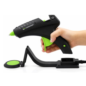 Surebonder Cordless Hot Glue Gun, High Temperature, Full Size, 60W, 50% More Power  Sturdily Bonds Metal, Wood, Ceramics, Leather & Other Strong Materials (Specialty Series CL800F)