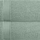 Belizzi Home Cotton 2 Pack Oversized Bath Towel Set 28x55 inches, Large Bath Towels, Ultra Absorbant Compact Quickdry & Lightweight Towel, Ideal for Gym Travel Camp Pool - Jade