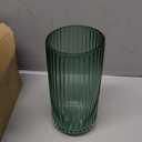 Ribbed Texture Glass Vase