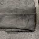 OWENIE Leyna Black Sheer Curtains 72 Inches Long for Bedroom 2 Panels Set, Light Filtering Clip Jacquard Textured Living Room Curtains, Rod Pocket Leaves Door Drapes, Each 40Wx72L Inch