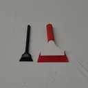 FOSHIO 2 Pack Car Squeegee, 5 inchs & 2 inchs Rubber Blade with Anti-Slip Handle Window Squeegee for Cleaning, Window Tint for Vinyl Car Corners, Windshields, Mirrors and PPF Installation