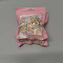 2 x Mini Hair Jaw Clips 12Pcs Sparkling Metal Flower Barrettes Non-Slip Metal Sparkly for Teens and Women Cute Hair Accessories (Pink)