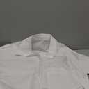 Tankaneo Womens Button Down Shirts Cropped Short Sleeve Casual Crop Tops Blouses with Pockets, Large, White