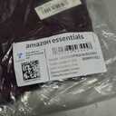 Amazon Essentials Women's Cap Sleeve Boat-Neck Faux Wrap Dress (Medium, Burgundy)