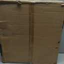 Farmhouse Chandelier Fan, 20" Industrial Caged Ceiling Fans with Lights and Remote Control, Rustic Hanging Pendant Chandelier Light Fixture for Bedroom, Dining Room, Kitchen Island, Foyer-Black