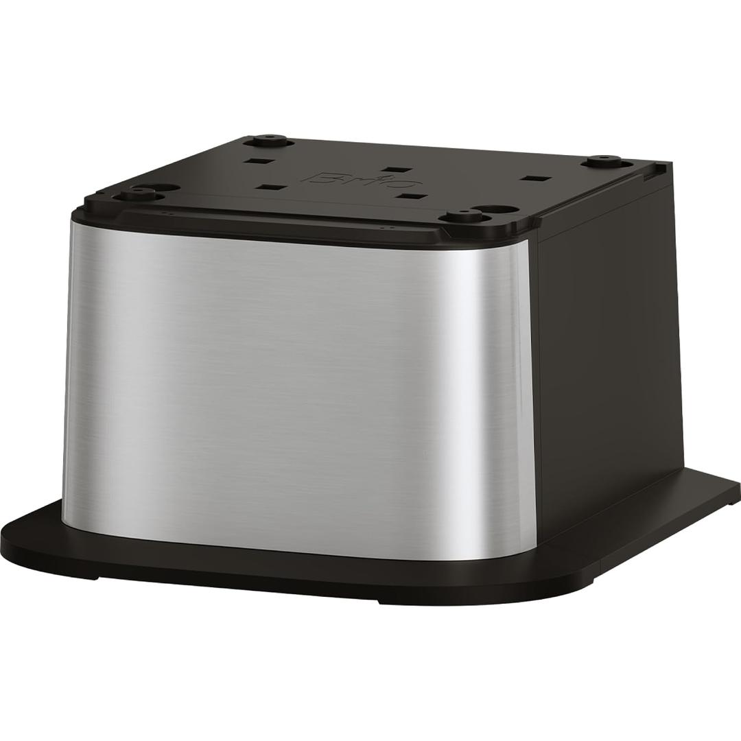 Brio Water Cooler Base for Brio 320, 420, 520 and Moderna 720 Series | Adds 9.5" height to your exisiting water dispenser machine | matching Stainless Steel