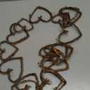 5.4 ft Valentine's Day Vine Hearts Garland Rustic Natural Grapevine Twig Chain Garlands Farmhouse Heart Twig Garland Banner for Wedding Valentine's Day Patriotic Christmas Dating Party Decor