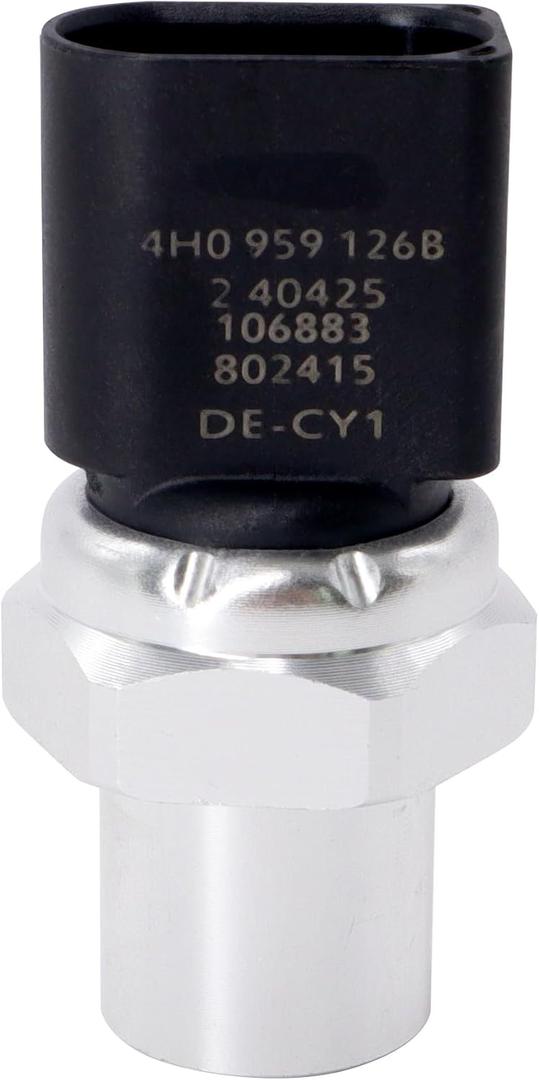 HiSport 4H0959126B Air Conditioner Pressure Switch - A/C Sensor Compatible with 2006-2023 Audi, 2015-2023 Porsche, 2011-2023 Volkswagen Selected Models