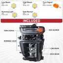 OEM Style LED Type Headlight Assembly Compatible with 2020-2023 Chevy Silverado 2500HD 3500HD High Country/LTZ Left Driver Side 84738618 GM2502505