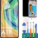 for Samsung Galaxy A11 LCD Screen Replacement A115 LCD Display SM-A115F/DS Touch Digitizer Compatible with SM-A115F SM-A115M SM-A115M/DS with Frame Assembly Repair Parts Kits(Not Fit A115A,A115U)