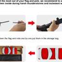 Feather Flag for Business with Pole and Ground Stake - 8ft Open Sign Advertising Banner