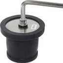 Expandable Mechanical Seal, Cleanout Pipe Plug-Rubber Expansion Scupper Plugs & Removable Stainless Steel Allen Wrench Handle, 2-9/16 to 3-1/8 in Sewer Cap Cover, Winterizing Pool Boat Plugs