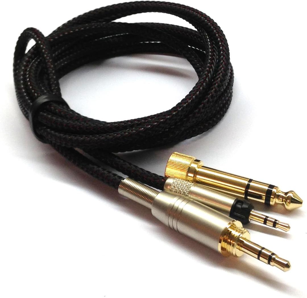 NewFantasia Replacement Audio Upgrade Cable Compatible with Sennheiser HD598, HD598Cs, HD560s, HD598SE, HD620S, HD400PRO, HD599, HD569, HD579, HD505 Headphones 2.5meters/8.2feet