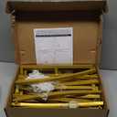 Asee'm 7.2FT Gold Wedding Arch Round Backdrop Stand Large Circle Metal Floral Balloon Frame for Party Anniversary Birthday Graduation Valentine Ceremony Decorations