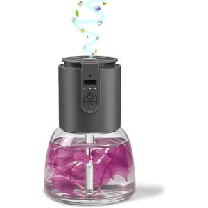 Waterless Essential Oil Diffuser-Quiet,Cordless Rechargeable Nebulizer with 3 Mist Modes,120ml Refillable Bottle,Long Runtime-Portable for Bedroom,Bathroom,Office,Travel