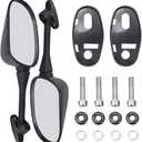 Hoypeyfiy Black Aftermarket Rearview Mirrors For 2003-2012 Honda CBR600RR 2004-2007 CBR1000RR