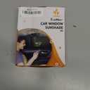 EcoNour Window Shades for Side Windows (Pack of 2) | Sun Shade for Car Heat and UV Protection | Adjustable Elastic Fabric Baby Car Shade | Rear Side Window Sun Shade Accessories (Large 40"x25")