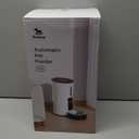 Petory Timed Automatic Cat Feeders - 4L Programable Dry Food Dispenser for Cats and Small Medium Dogs 6 Meals with Desiccant Bag Dual Power Supply 10S Voice Recorder (White)