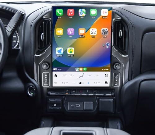 5.6" Car Radio Stereo for Chevrolet Silverado GMC Sierra 2019-2022 Pre-Refresh Touch Screen | Qualcomm 8GB+128GB Android 13 Wireless CarPlay Android Auto Head Unit (Model DS9-836)