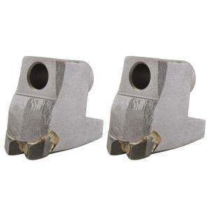 2 Pack Forestry Mulcher Teeth Carbide Compatible with FAE Cat Type C/3 Aftermarket