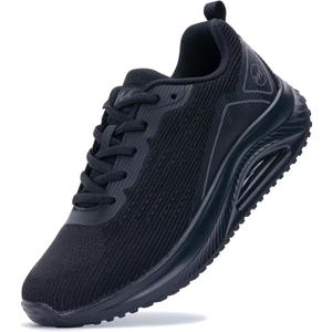 Gyeice Women's Walking Shoes Arch Support Orthotic Breathable Tennis Sneakers for Plantar Fasciitis Pain Relief US 9.5