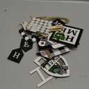 Tiered Tray Decor Set for Rustic Home Country Kitchen Dining Room Living Room Table Decorations Farmhouse Modern White and Black Tray Decorative with Wooden Beads and Board (No Tray)