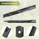 131-3939-03 Mower Blades Fit for T oro TimeCutter SS4200 4225 4250 Riding Mower with 42 Inch Deck, Replace 131-3939-03P, High Lift Blades Compatible with Ex Mark Quest S eries Zero Turn Mower, 2 Pack