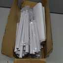 LANTEFUL Tall Narrow Shoe Rack 10-Tier Skinny Shoe Shelf Storage for 10-15 Pairs Shoes and Boots, Space Saving Corner Shoe Rack Organizer for Closet, Entryway, Garage, Living Room,White