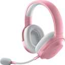 Razer Barracuda X Wireless Gaming & Mobile Headset (PC, PlayStation, Switch, Android, iOS): 2.4GHz Wireless + Bluetooth - Lightweight - 40mm Drivers - Detachable Mic - 50 Hr Battery - Quartz Pink