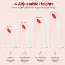 Red Light Therapy for Body Face, FUIART Red Infrared Light Therapy Lamp with Adjustable Stand LED 660nm Red Light and 850nm Infrared Light Therapy Device Home Use, Ideal Gift for Women Men Father's Day