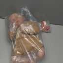 Aori Lifelike Reborn Baby Dolls Girl - Realistic Newborn Sleeping Baby with Flexible Limbs, Weighted Soft Body Reborn Doll Set with Outfit for Kids 3+, Parents, Elderly and Collectors (Coffee)