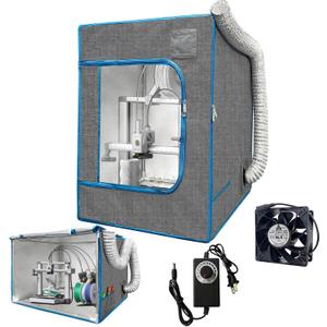 3D Printer Enclosure with Ventilation, Fireproof Dustproof Tent Constant Temperature Protective Cover Large Size,Noise Reduction Enclosure for Bambu Lab A1,A1 Mini