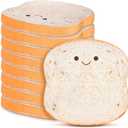 8 Pcs Toast Floor Cushions for Kids Classroom Cute Floor Pillows 15'' x 15'' Flexible Seating Seat Cushion Chair Pads for Toddlers Back to School Daycare Nursery Preschool Kindergarten Home Yoga