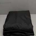 ULTCOVER 600D Tough Canvas Heavy Duty Rectangular Patio Table and Chair Cover - Waterproof Outdoor General Purpose Furniture Covers 76Lx54Wx28H inch, Black