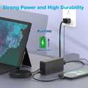 127W Charger for Microsoft Surface Book 3, Compatible with 102W Surface Book 2, 1, Laptop Studio 2, 1, Power Adapter for Windows Surface Pro/Laptop/Go, 10FT Cable with Powerful Magnetic Plug, LED