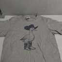Goose Wearing Cowboy Hat Funny Western Goose Lover T-Shirt Size Youth L