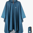 ANYOO Hooded Rain Poncho for Adults Waterproof Lightweight Rain Coat for Men Women Reusable Rain Jacket for Emergency Outdoor