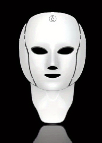 LED Face Mask – Cordless Facial Light Mask with 7 Custom Light Modes, Rechargeable Red Light Mask for All-Round Coverage, One-Button Control for Easy At-Home & On-the-Go Skincare