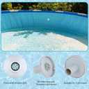2 x NQEUEPN 11070 & 12364 Swimming Pool Inlet/Outlet Nozzle Strainer Connector, 1.25" Pool Water Jet Connectors for Overground Pools Replacement Part Fit for Intex Pool Accessories