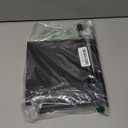 Free Standing Bathroom Toilet Paper Holder Stand with Reserve, Stainless Steel Pedestal Tissue Roll Holder, Black DECLUTTR