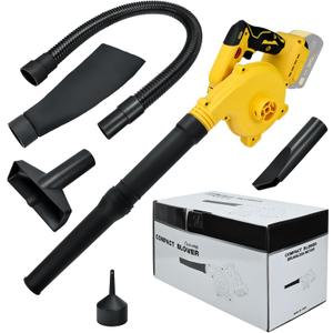 Cordless Leaf Blower for Dewalt 20V Max Battery with Brushless Motor, 6 Variable Speed Up to 180MPH, 2-in-1 Blower & Vacuum, Handheld Electric Blowers or Lawn Care/Dust(No Battery)