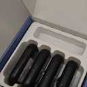 LED Motion Sensor Puck Lights, Rechargeable Under Cabinet Lighting, Dimmable Closet Lights, Magnetic Night Light, Wireless Under Counter Lights for Kitchen, Stairs, Hallway, Warm White, 4Pack, Black